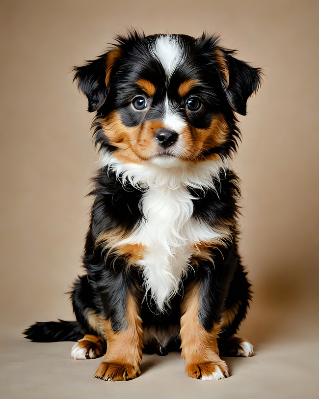 可爱瑞士伯恩犬写真摄影图片